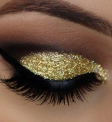 Glitter Eyes - GH5 Holographic Green Gold Glitter Eye Eyeshadow Eye Kit Shadow Large 10ml Pot