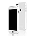 Produktbild AppSkins Folien-Set iPhone 7 PLUS Full Cover - Brilliant Diamantweiß/ ceramic white