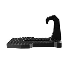 Pawaca auto porte, chiavistello porta veicolo scala pieghevole pedale a forma di U Slam latch con martello di sicurezza (versione aggiornata), facile accesso al tetto dell’ auto per Jeep/SUV, supporta fino a 250 kg/249,9 kilogram nero
