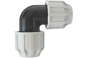 SOMATHERM FOR YOU SOMATHERM PER VOI - uguale in plastica a gomito per D32 tubo in PE - Serraggio esterno