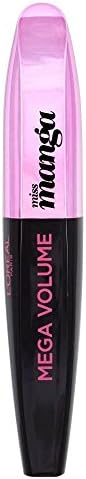 L'Oréal Paris Miss Manga Mascara - Black - Pack of 2