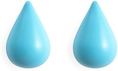 Dropit Hooks Small / 2 pcs - NEW, Blue, H: 7,7 x D: 8,0 x L: 5 cm