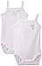 Absorba Underwear Unisex Baby 6F60176-EC Basic Blanc Layette Set of 2 Bodysuit, White, 3-6 Months (Manufacturer Size:6 Months)