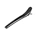 Anself 12Pcs Hair Sectioning Clamps Plastic Salon Styling Black