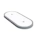 Produktbild Wireless Charging,Janly 2in1 Wireless Charger Pad Qi Kabelloser Ladegeräthalter für Apple Airpods 2. für iPhone