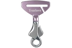 TOPSOSO Truelove Fahrzeugsicherheitsgurtschloss, Hundesicherheitsgurtclip Universaler Hundekindersitzgurt - Hundesicherheitsgurtverriegelung - Tragbarer Fahrzeugsicherheitsgurtharness für Haustier-Autoreisen
