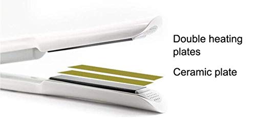 Wireless Hair Straightener  Straight Roll In One  Tourmaline Ceramic Coating  Portable Carrying  LED Temperature Control Display