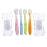 Diseño colorido: incluso el bebé más mimado disfrutará de las comidas con nuestras cucharas coloridas.