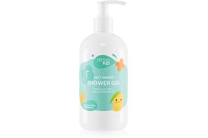 Freshly Cosmetics Gel de baño nutritivo para bebés y niños, Juicy Mango Shower Gel. 400 ml