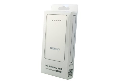 Power Bank 8000mAh Ultra leicht flach TUPower Powerbank Ladekabel weiß für iPhone 5 5C 5S 6S 7 Samsung Galaxy S5 S6 S7 Edge externer Akku Smartphones - 6