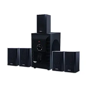 Impex BASS B 140 Watts 5.1 Channel Multimedia Speaker System with USB/SD/MMC Card/Bluetooth/FM Radio & Remote Function (Black)