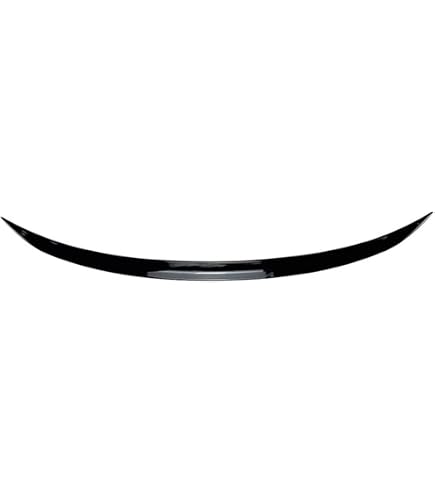 Pour E92 Série 3 Becquet Arrière Noir En Fibre De Carbone, Aileron Postérieur Adapté à Aileron Arrière Sportif Noir Brillant