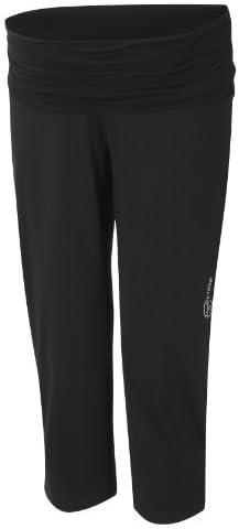 Maternity Sports Below Knee Capri, Black, 12