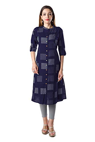 Bright Cotton Long Kurtis Kurtas for 