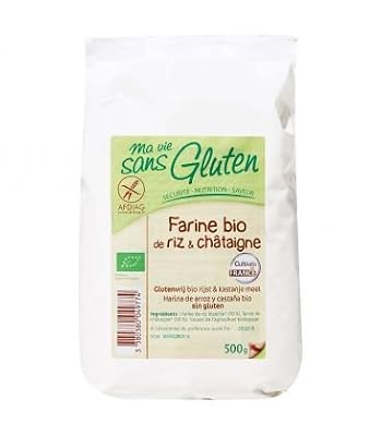 Ma vie sans gluten Priméal Farine de riz et chataigne bio 500G