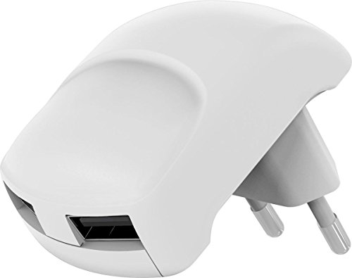 Goobay Platzsparendes USB zweifach LadegerÃ¤t kann bis zu zwei Smartphones gleichzeitig laden, es stellt dabei durch automatische GerÃ¤teerkennung den optimalsten Ladestrom zu VerfÃ¼gung