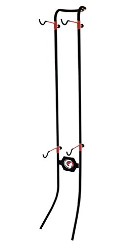 Gear Up Lean Machine Gravity Soporte para Bicicletas, Unisex, Plateado