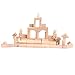 Produktbild STOBOK Holzbausteine Forest Castle Stacking Cubes Kids Pädagogisches Spielzeug 65Pcs