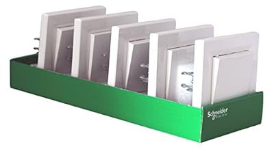Schneider Electric SC5EPH0423121 Asfora Lot 5 Interrupteurs va-et-vient encastrable complet