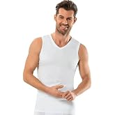Jiber Erkek 6'lı V Yaka Kolsuz Pamuklu Atlet