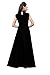 vaidehi creation Women's Twill Tafeta Anarkali Style Gown(Black)