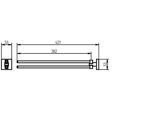 Haceka 1113985 Mezzo Tec, Handtuchhalter, schwenkbar - 4