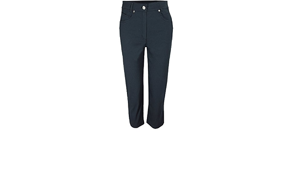 STEILMANN Navy Cropped Trousers 20 Navy 