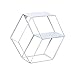 Produktbild Wandregal Einfache Schmiedeeisen Hexagonal Wohnzimmer Schlafzimmer Wand Finishing Rack Dekoration Lagerung