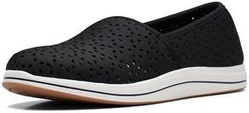 Clarks Donna Breeze Emily Loafer, Black Synthetic, 11