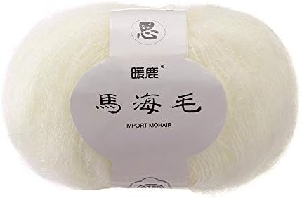 Hunpta Fashion Soft Mohair Cashmere Knitting Wool Yarn for DIY Shawl Scarf (A)