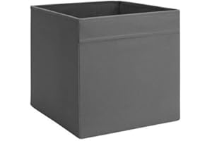 GENERISCH IKEA Dröna Aufbewahrungsbox für Kallax Regale Box Fach Kiste 33x38x33 cm (Dunkelgrau)