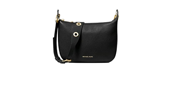 barlow medium pebbled leather messenger