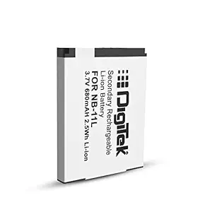 DIGITEK NB-11L Lithium-ion Rechargeable Battery for Canon DSLR Camera | Compatibility - IXUS 125HS, 240HS, Powershot A1200, A2200, A2300, A2400, A3200, A3300 is, A3400 is (NB-11L)