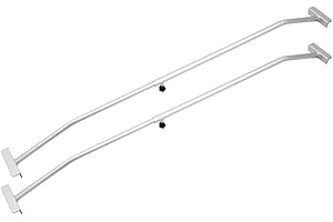 ‎BITUXX BITUXX 2er Set Anhänger Planenbügel Alu für Flachplanen PKW Anhänger Verstellbar 140-210 cm