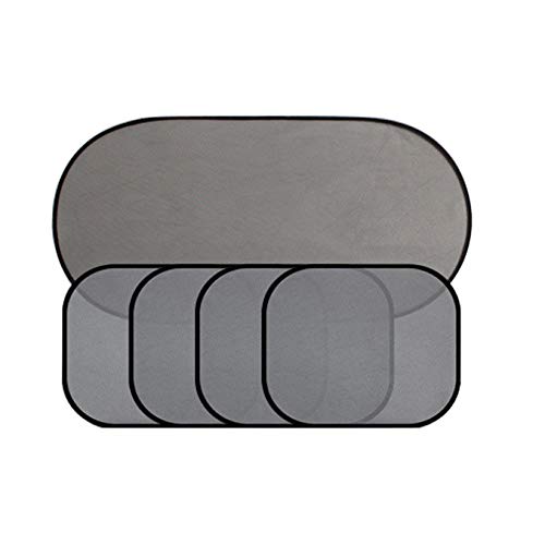 eoqo Car Sun Shades Set Universal Baby Car Window Shades are Best for Blocking Over 99% of Harmful UV Ray While Proteting Your Child from Sunlight and Heat