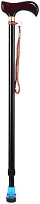 XUEPING Cane Crutches Elderly Foot 5 Colors 10 Files Retractable Walking Stick Adjustment Range 68.2 Cm -96 Cm ( Color : D )