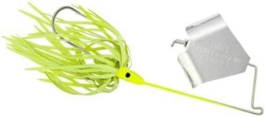 Lunker Lure Buzz Bait, Chartreuse with Silver Blade, 3/8-Ounce