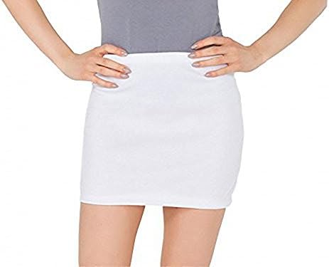 Pretty FashionMini Skirt, Stretchy, Slimming Skirts for Women UK, Short Skirt Elasticated Women's Skirts, Black Mini Skirts for Women UK Multiple Colours Plus Sizes 8-22