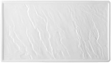 Hotelware Stone Rectangular Plate, 26 x 15 cm, Porcelain, White