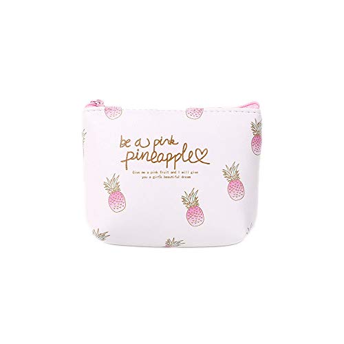 Preisvergleich Produktbild Niedlich und kreativ Ananas Portable Geldbörse mini Reißverschluss Geldbörse Schlüsseletui Handy-Tasche Handheld Geldbörse (mehrere Ananas)