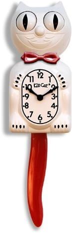 Limited Edition Candy Cane Red Kit-Cat Klock? by California Clock Company