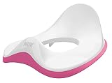 NUK 10256367 WC Trainer, Toiletten-Sitz für Kinder mit Spritzschutz, beere