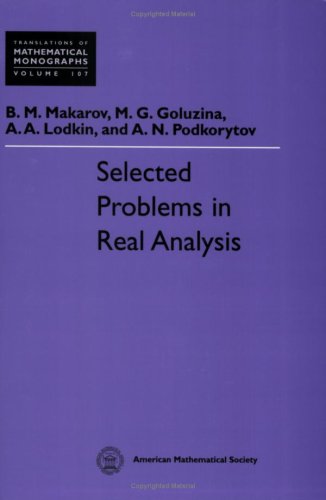 Selected Problems in Real Analysis livre