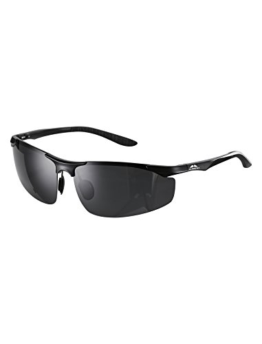 Preisvergleich Produktbild Amexi Herren Sonnenbrille UV400 Schutz Polarisiert Superleichtes Rahmen Outdoor-Design