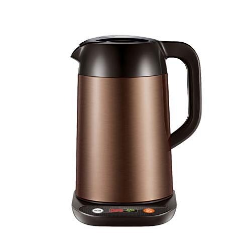 FH Bouilloire lectrique, Bouilloire lectrique Anti-brlante En Acier Inoxydable 304 (Couleur : C)