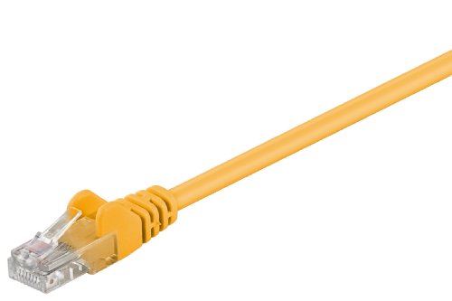 Patchkabel 2m gelb, CAT5e Ethernet LAN Gigabit Netzwerkkabel Patch Kabel