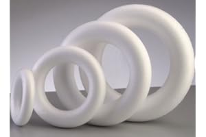 SOLEDI Anneau/Couronne polystyrène Plein, diamètre 20 cm, bouée Haute densité