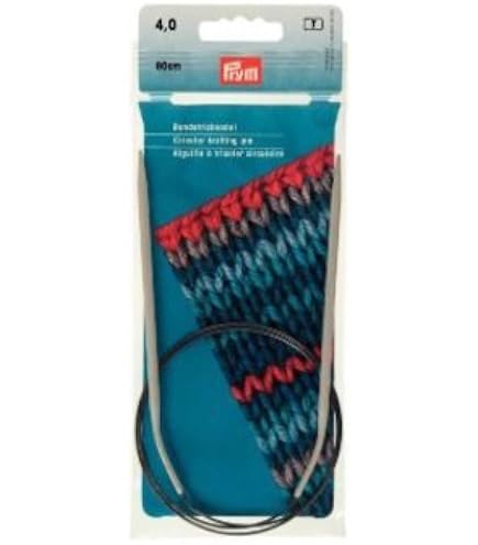 Prym Rundstricknadeln 2,50 Mm, 100 Cm Länge – Silberfarbig, Aus Messing, Für Pullover & Mützen