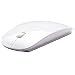 Produktbild Optische Maus ultra dünn, Weiß Wireless für Apple Mac, Windows Desktop/PC, Laptop, Receiver USB