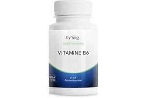 Vitamine B6 Active - Forme coenzymée bioactive P5P (pyridoxal 5-phosphate) - Système nerveux, Immunité, Énergie - 100% VNR - Haute assimilation - Sans additifs - Vegan - 60 gélules (2 mois) - Dynveo